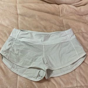 White Lululemon Speed ups